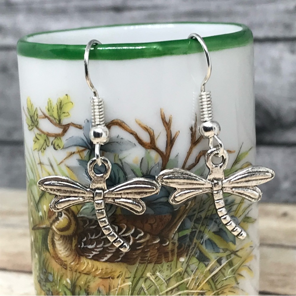 Dragonfly Animal Hook Earrings